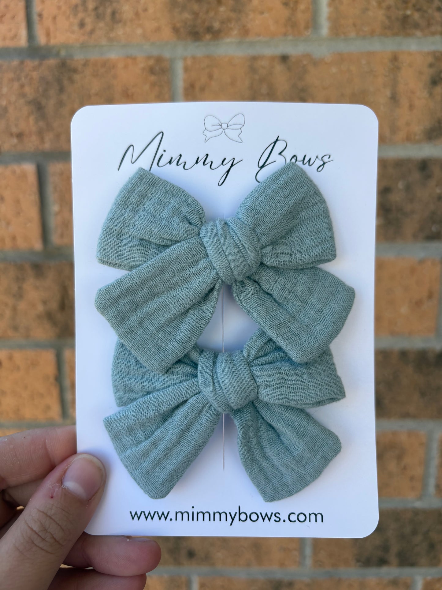 Sage Mimmy Bow
