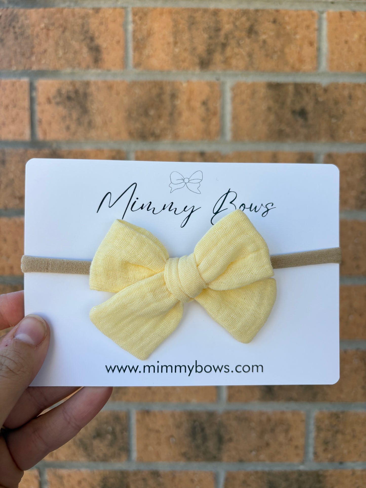 Lemon Mimmy Bow