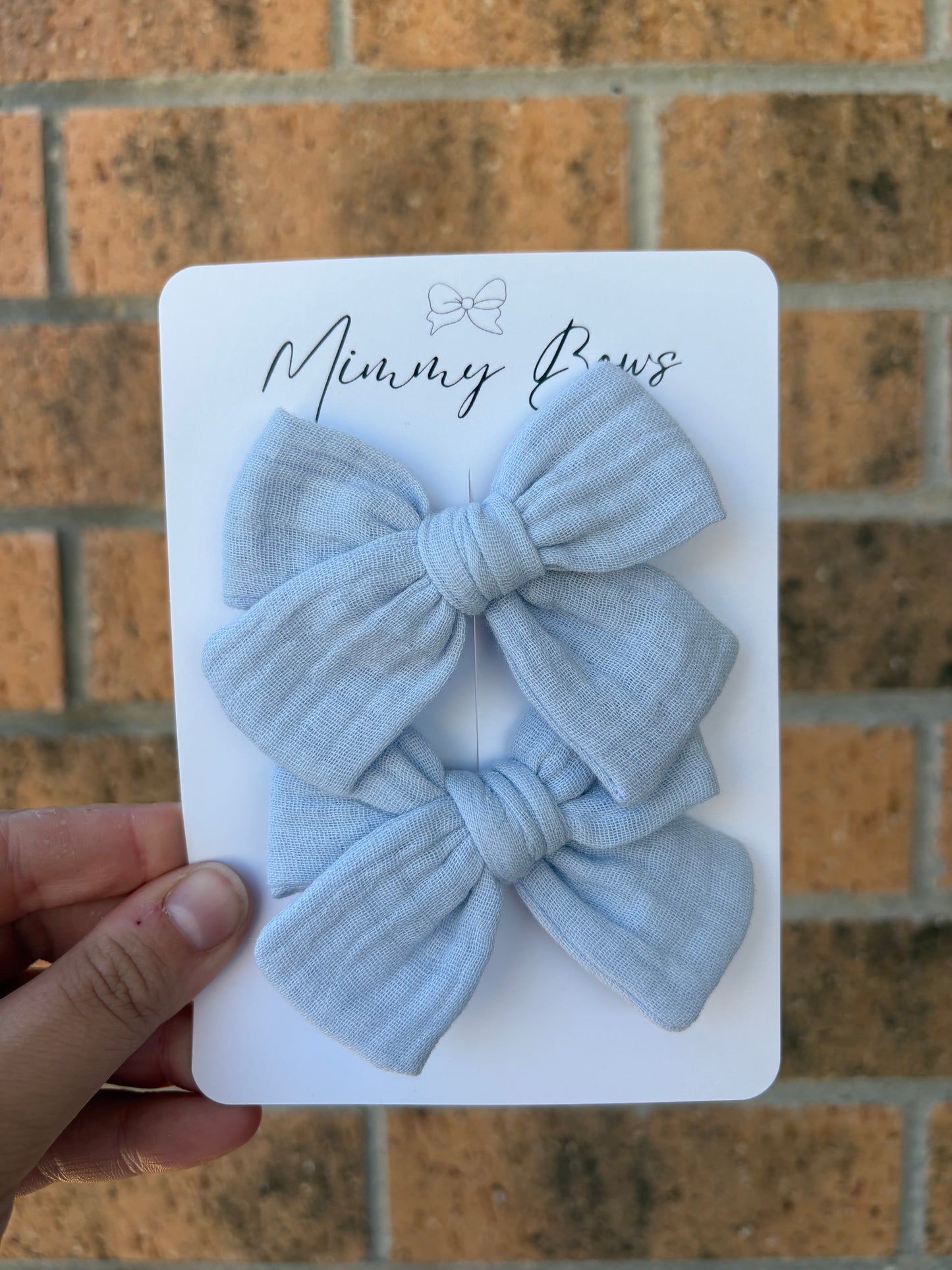 Baby Blue Mimmy Bow