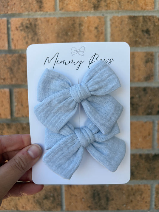 Baby Blue Mimmy Bow