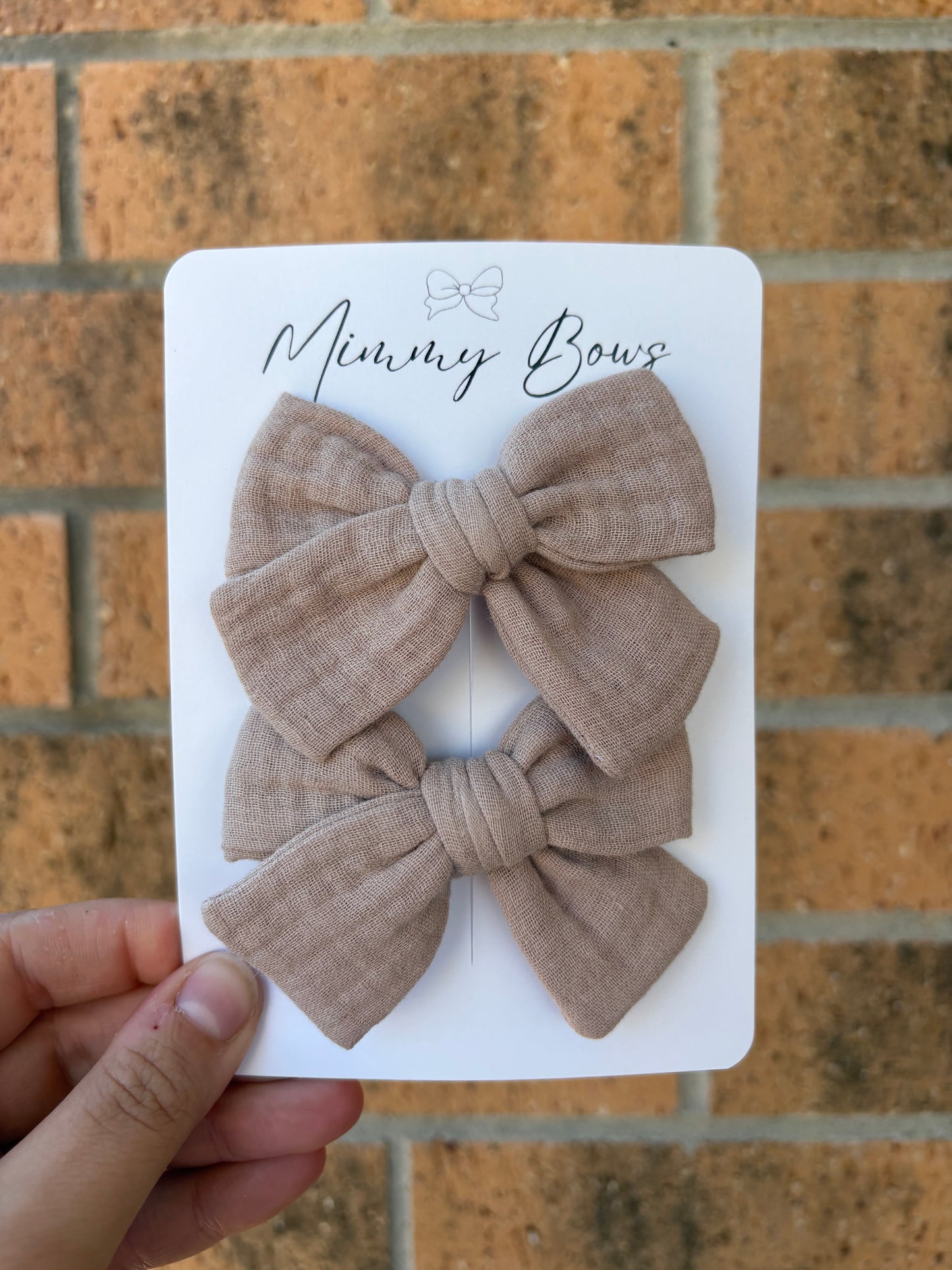 Mocha Mimmy Bow