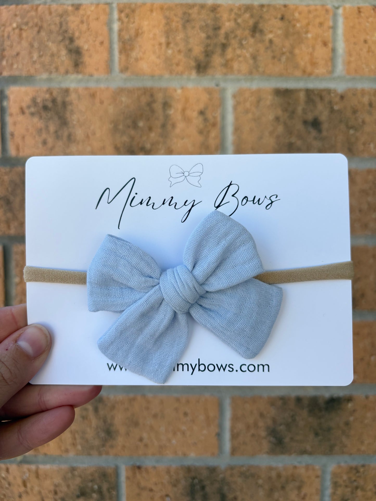 Baby Blue Mimmy Bow