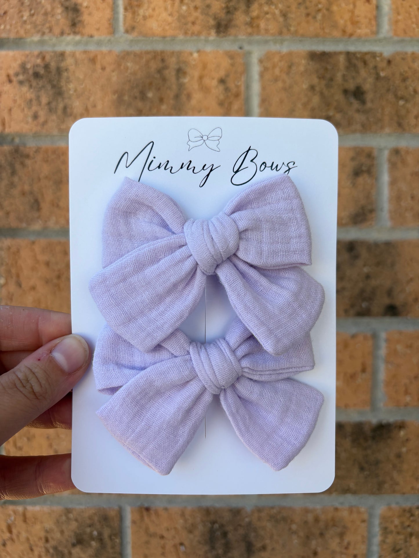 Lavender Mimmy Bow