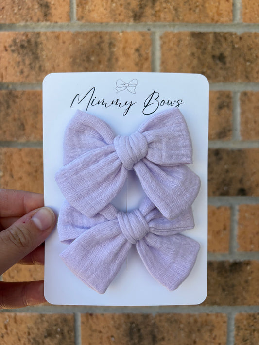 Lavender Mimmy Bow