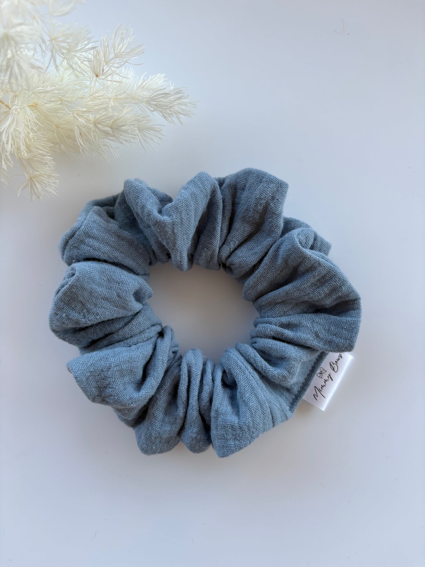 Dusty Blue Scrunchie