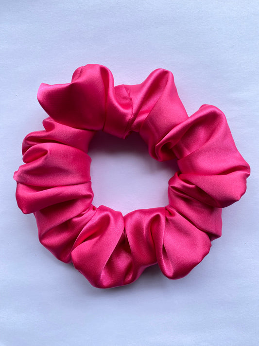 Hot Pink Classic Scrunchie