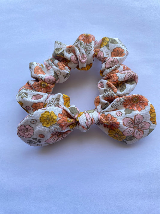 Boho Bloom Mini Scrunchie