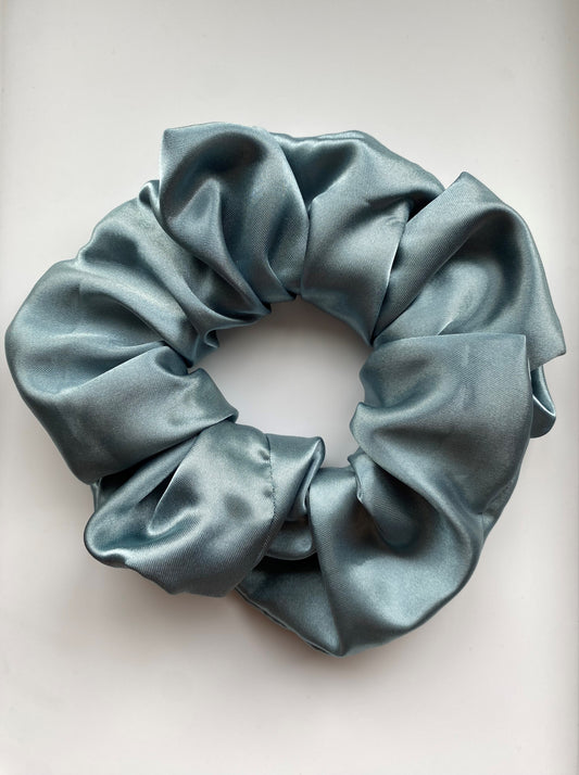 Dusty Blue Jumbo Scrunchie