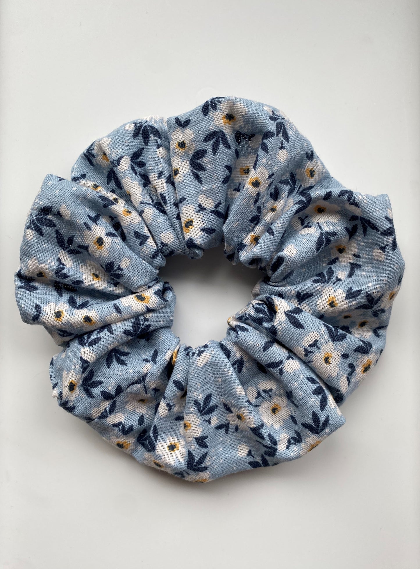 Frosty Floral Jumbo Scrunchie