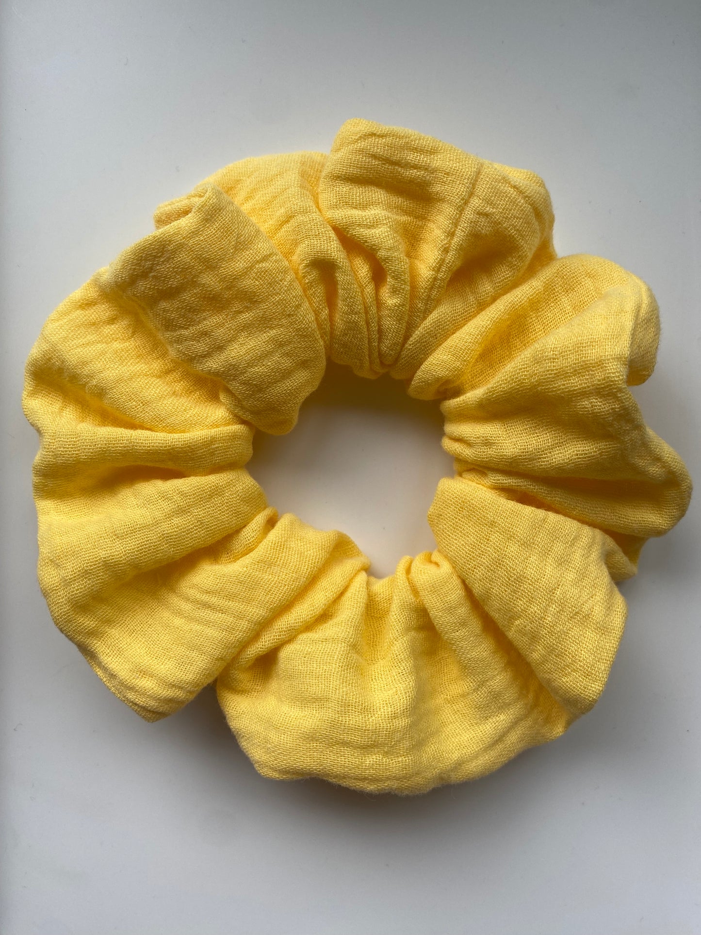 Lemon Jumbo Scrunchie