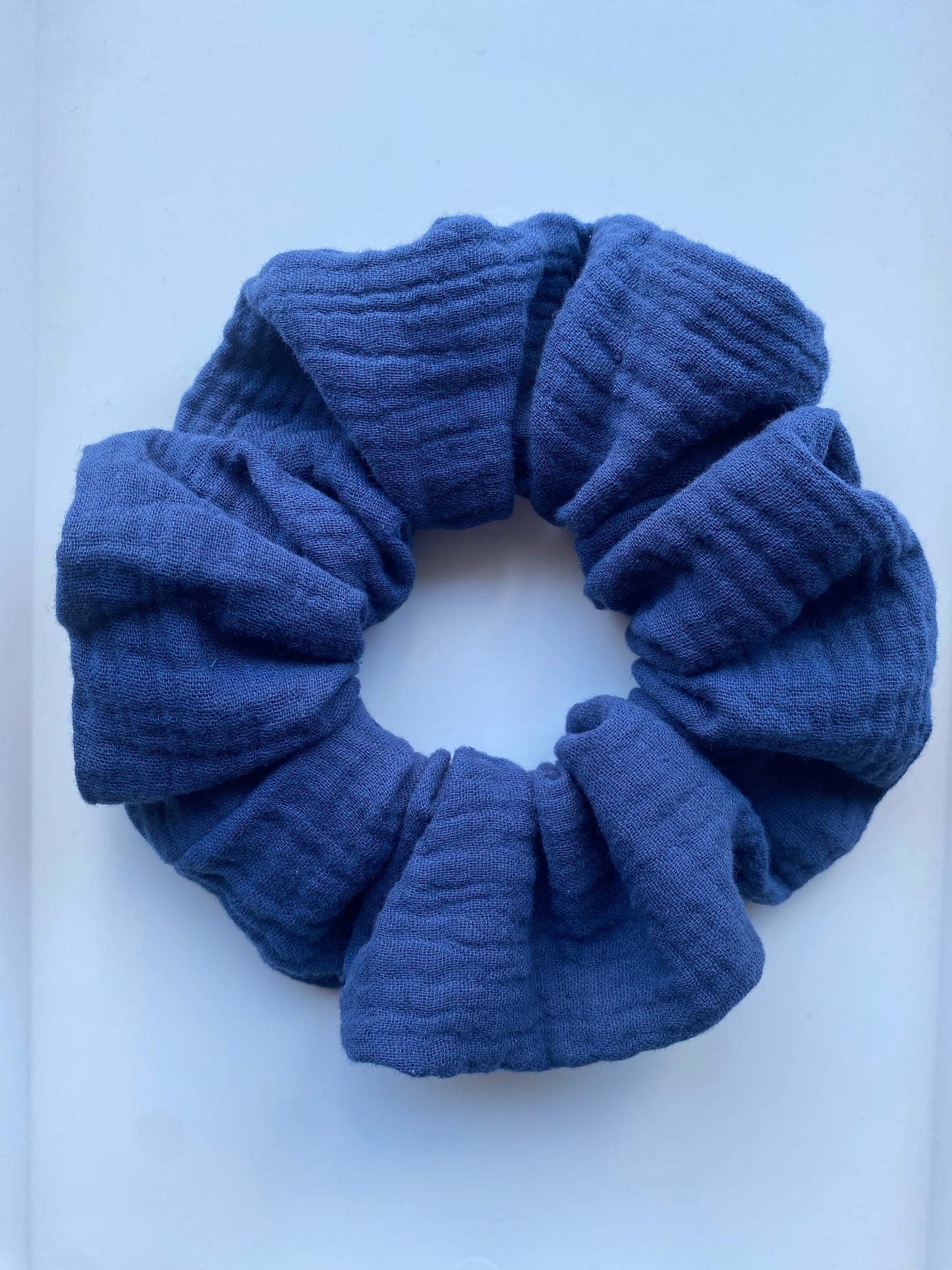 Navy Jumbo Scrunchie