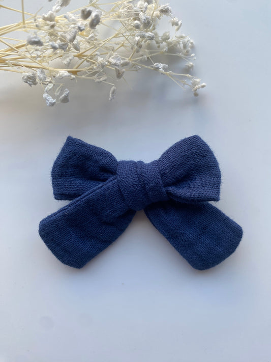 Navy Imogen Bow