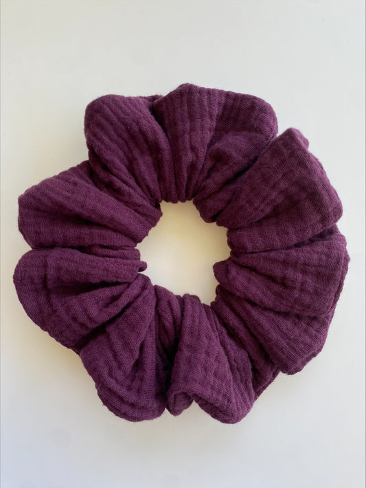 Plum Jumbo Scrunchie