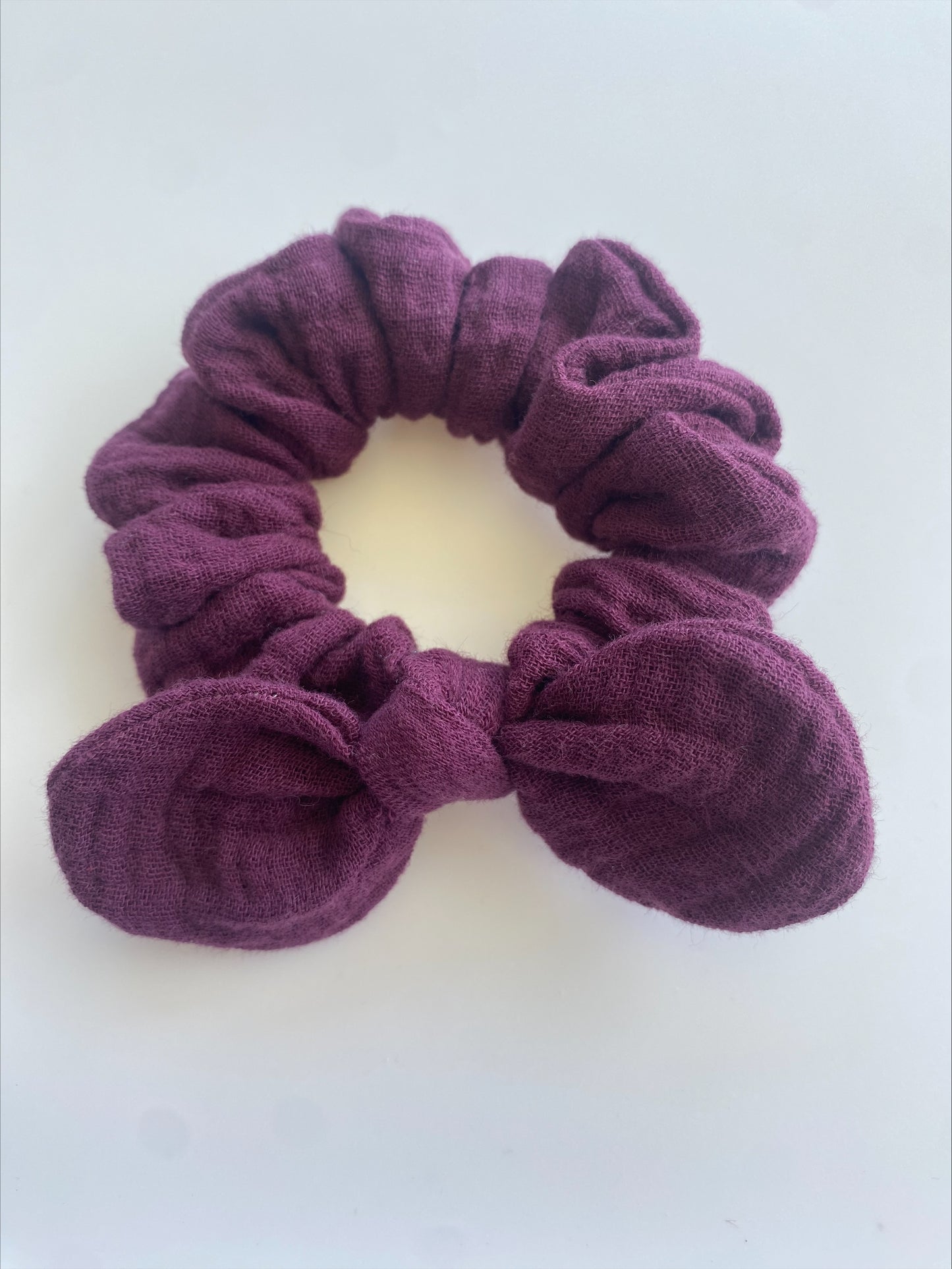 Plum Mini Scrunchie