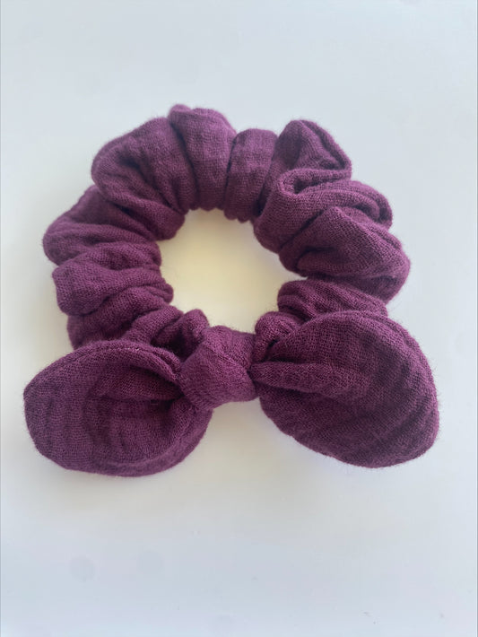 Plum Mini Scrunchie