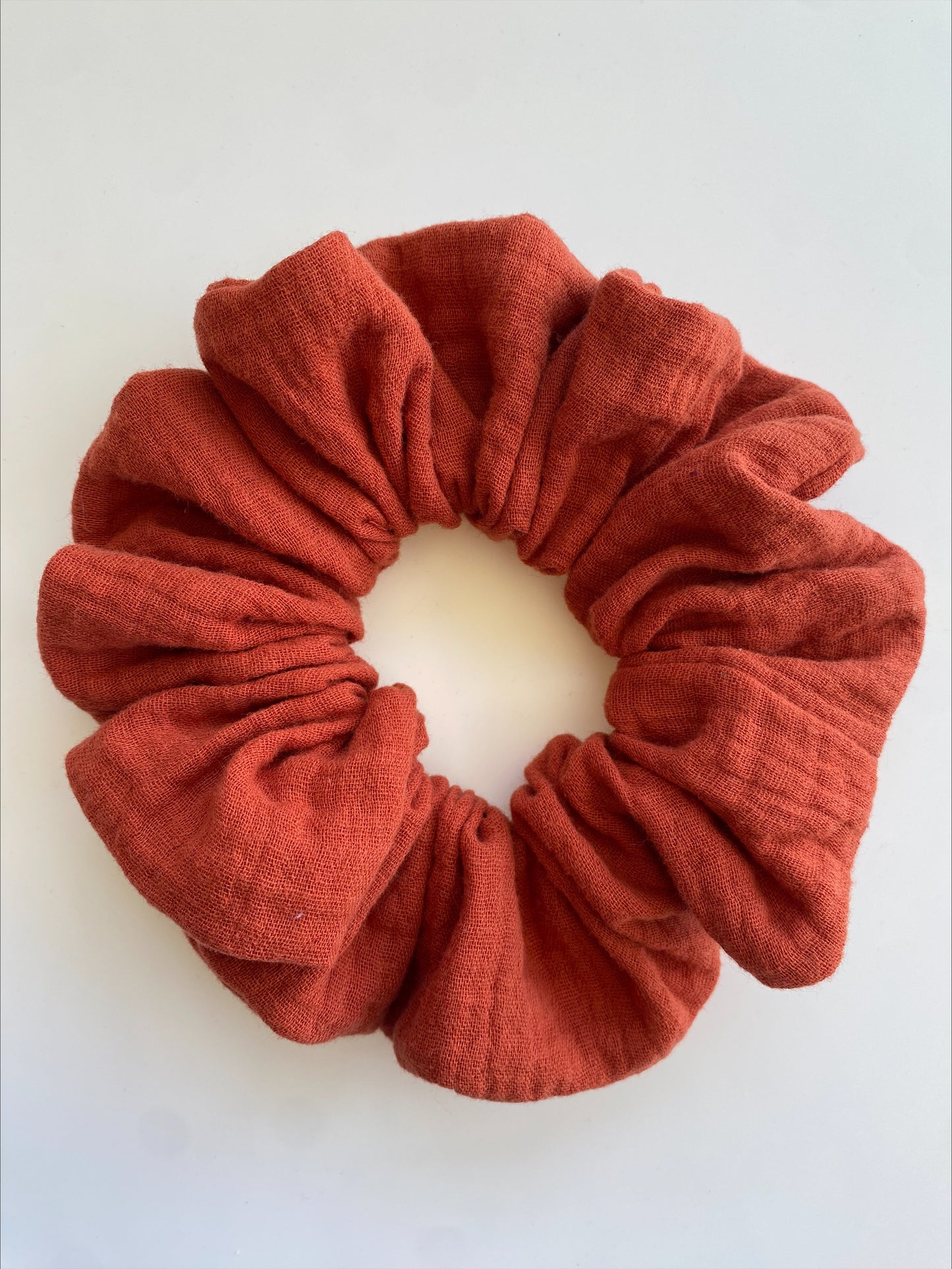 Rust Jumbo Scrunchie