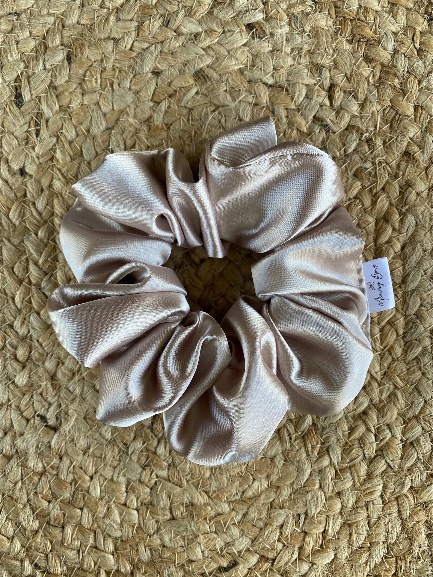 Latte Satin Scrunchie