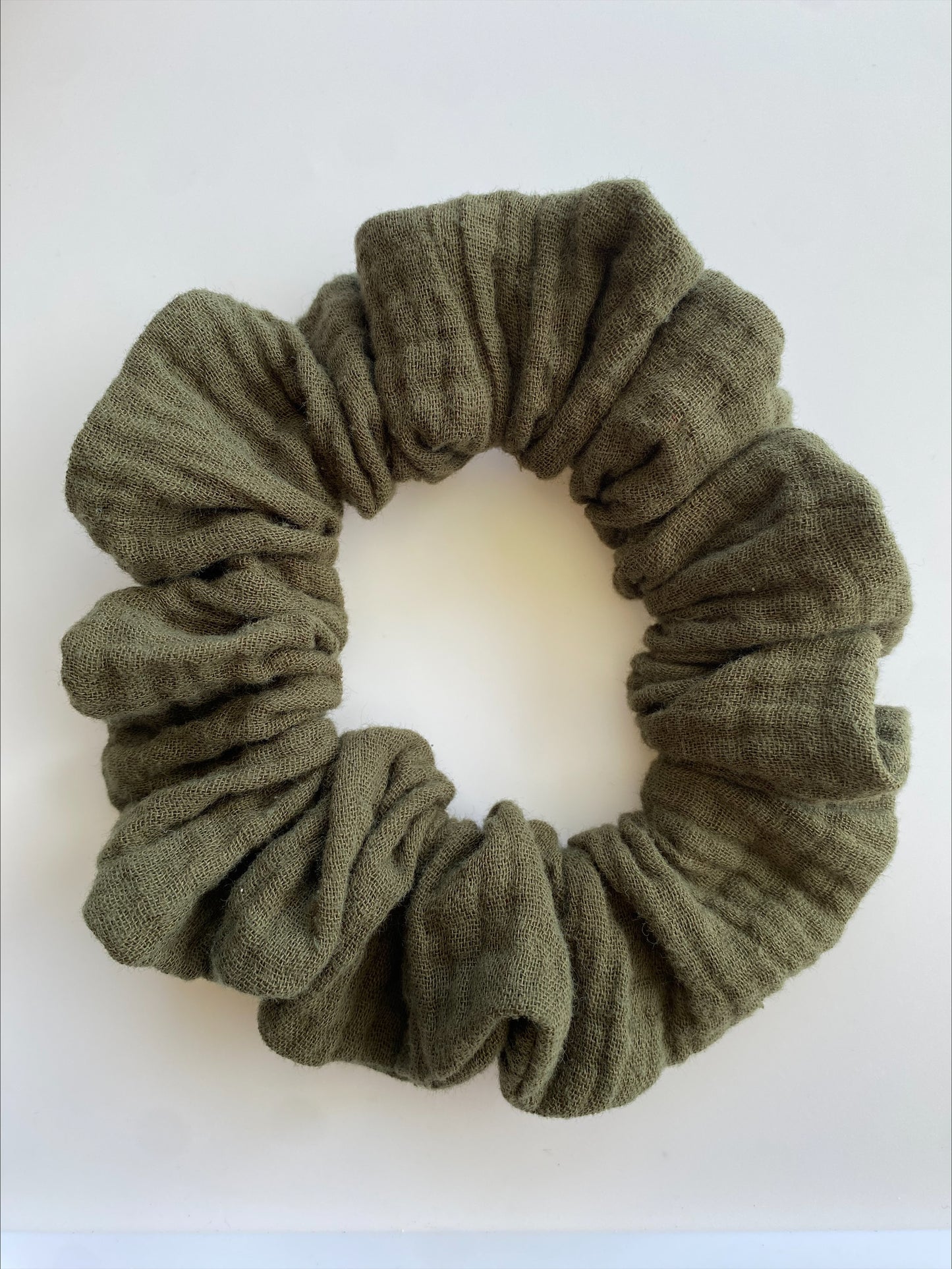 Olive Classic Scrunchie