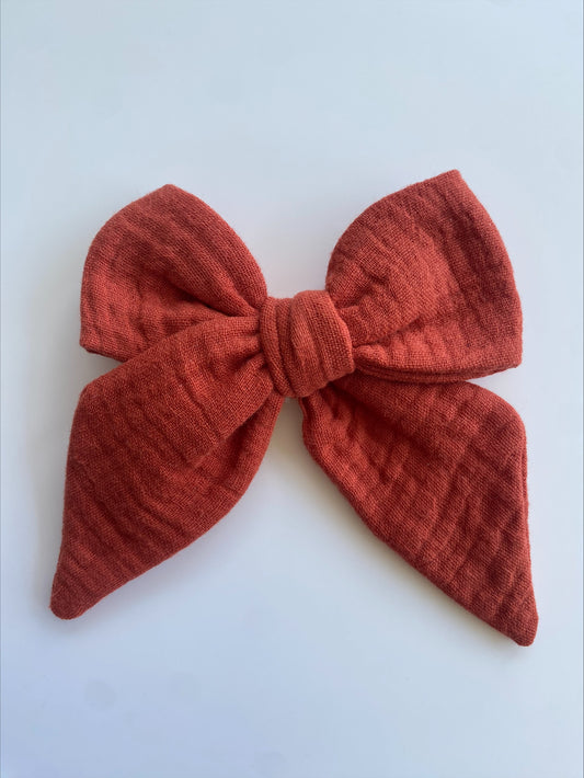 Rust Macie Bow