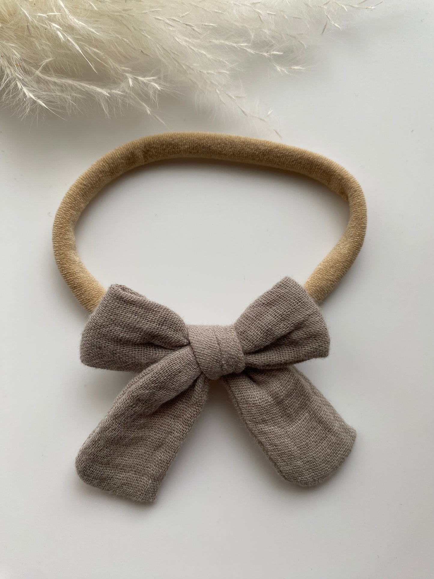 Taupe Imogen Bow