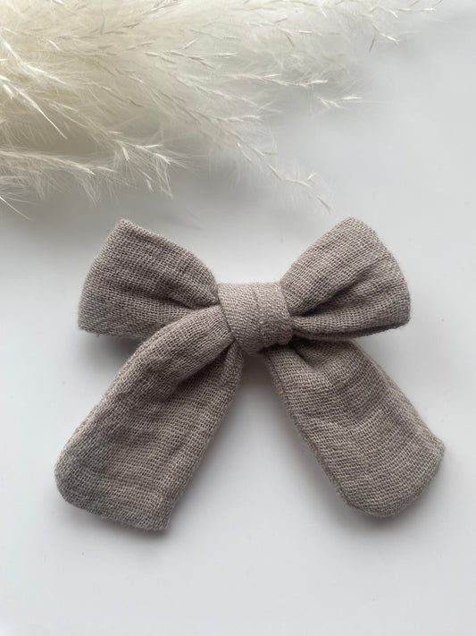 Taupe Imogen Bow